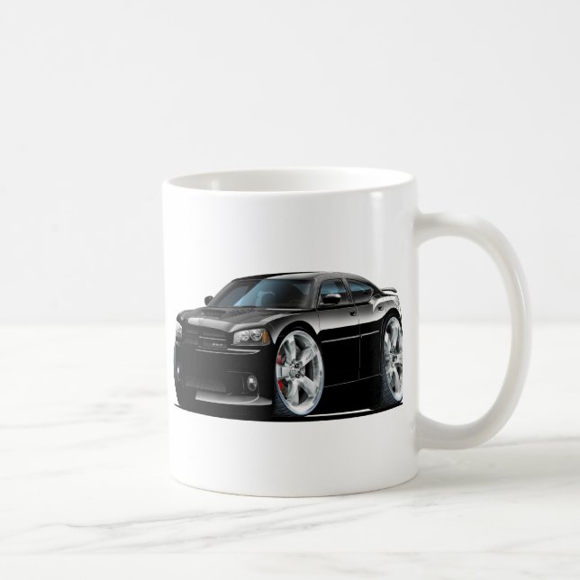 Dodge-Ladegerät-Superbienen-Schwarz-Auto Kaffeetasse (Rechts)