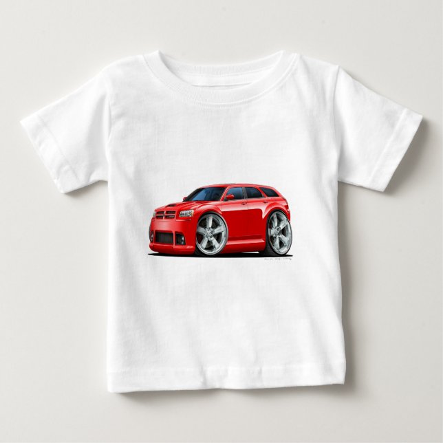 Dodge-Magnum-Rot-Auto Baby T-shirt (Vorderseite)