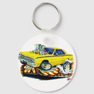 Dodge-Pfeil-Gelb-Auto 1968-71 Schlüsselanhänger