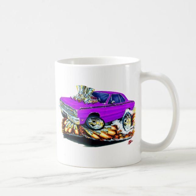 Dodge-Pfeil-lila Auto 1968-71 Tasse (Rechts)