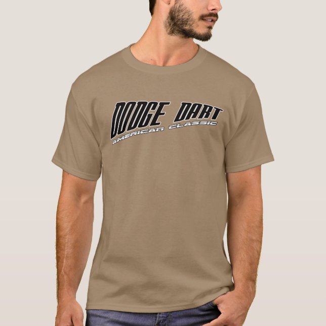 Dodge-Pfeil - schräg gelegener T-Shirt (Vorderseite)