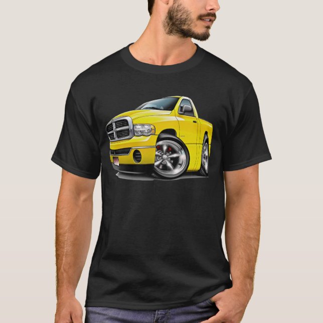 Dodge-RAM-Gelb-LKW 2003-09 T-Shirt (Vorderseite)