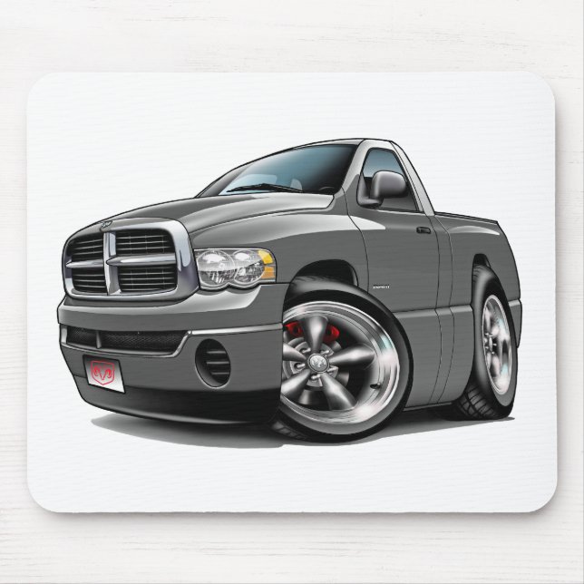 Dodge-RAM-Grau-LKW 2003-08 Mousepad (Vorne)