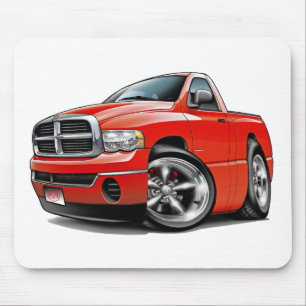 Dodge-RAM-Rot-LKW 2003-08 Mousepad