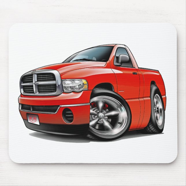 Dodge-RAM-Rot-LKW 2003-08 Mousepad (Vorne)