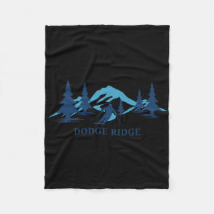 Dodge Ridge California Skigebiet Skifahren Skifahr Fleecedecke