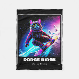 Dodge Ridge Staaten Skifahren Skifahren Fleecedecke