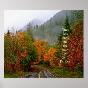 Dodge Road Print w/Scripting Verse Poster