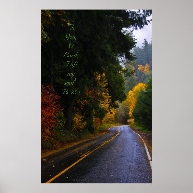 Dodge Road Splendor w/Scripture verse Poster (Vorne)