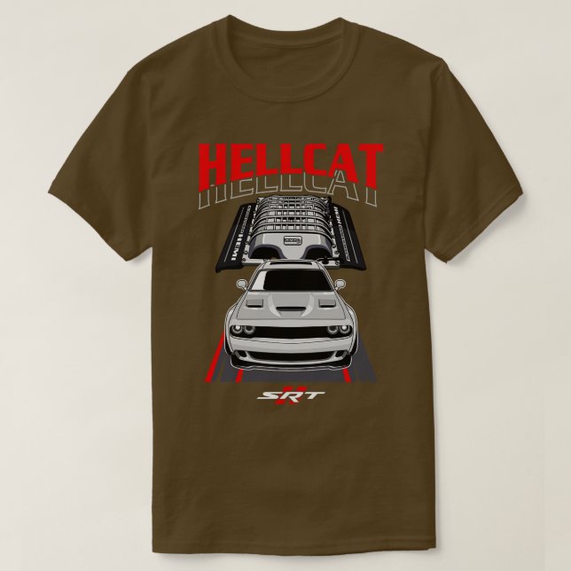 Dodge SRT Hellcat T-Shirt (Design vorne)