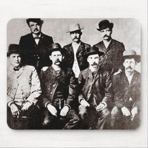 Dodge-Stadt "Friedenskommission" circa 1883 Mousepad