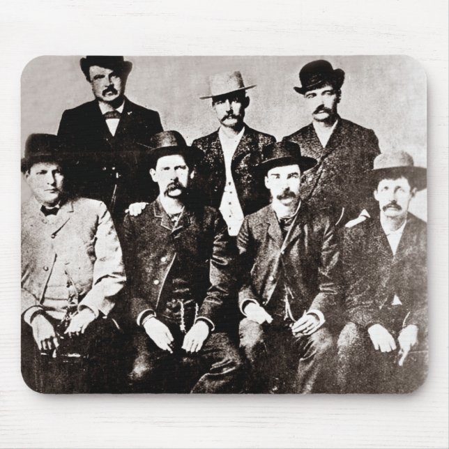 Dodge-Stadt "Friedenskommission" circa 1883 Mousepad (Vorne)