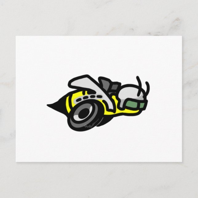 Dodge Super Bee Logo Postkarte (Vorderseite)