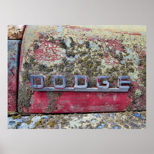 DODGE TRUCK HOOD EMBLEM 1947 POSTER (Vorne)