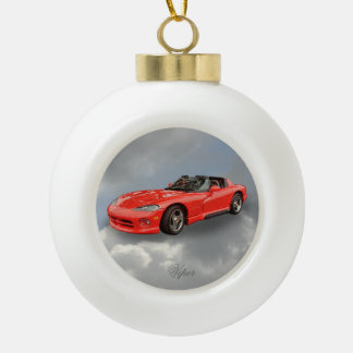DODGE-VIPER KERAMIK Kugel-Ornament