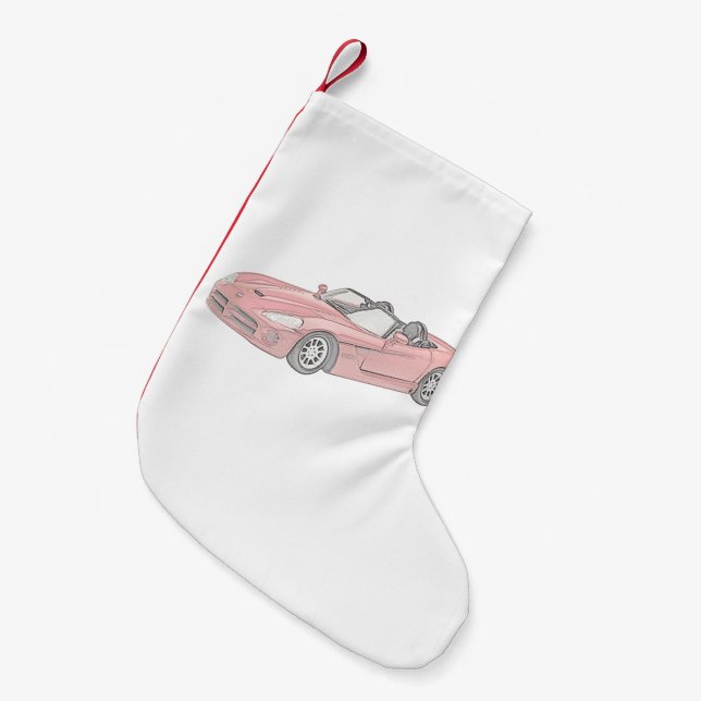 Dodge-Viper Kleiner Weihnachtsstrumpf (Vorderansicht (hängend))