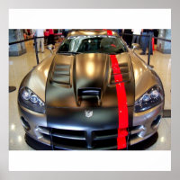 Dodge Viper SportsCar Ausstellungsraum Poster Foto