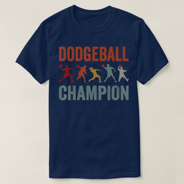 Dodgeball Champion Gaga Ball Dodgeball Player Dodd T-Shirt (Design vorne)