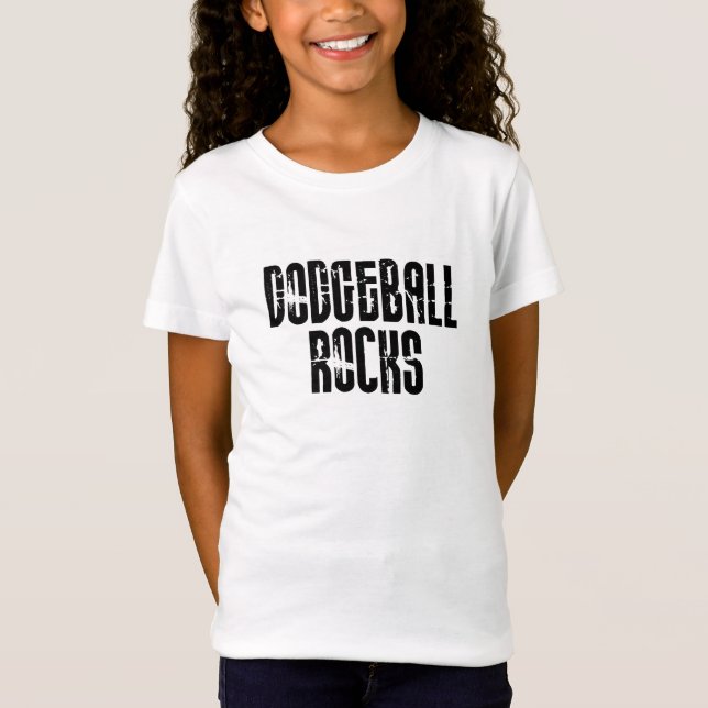 Dodgeball Felsen T-Shirt (Vorderseite)