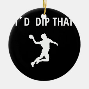 Dodgeball Gaga Ball Game Keramik Ornament
