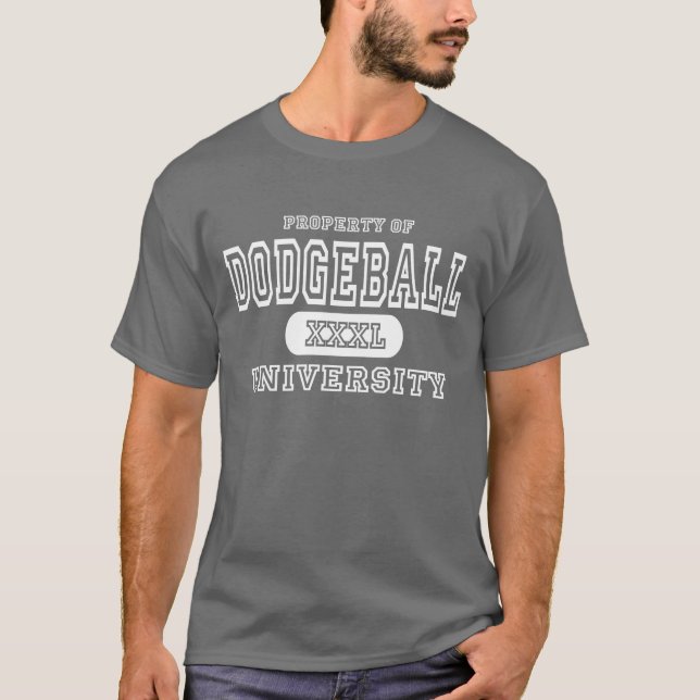 Dodgeball Hochschuldunkelheit T-Shirt (Vorderseite)
