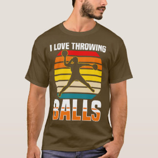 Dodgeball I Liebe Throwing Balls T-Shirt
