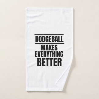Dodgeball macht alles besser handtuch