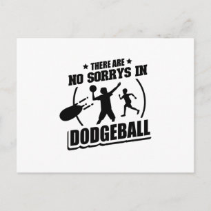 Dodgeball Player   Team Trainer Sportgeschenke Postkarte