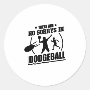 Dodgeball Player   Team Trainer Sportgeschenke Runder Aufkleber
