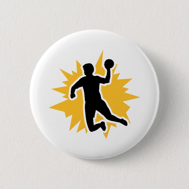 Dodgeball Spieler Button (Vorderseite)