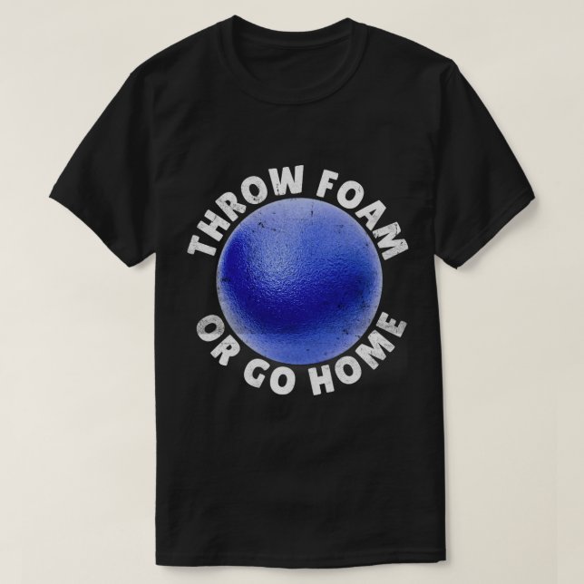 Dodgeball Team Player Throw Foam Funny Ball Games T-Shirt (Design vorne)