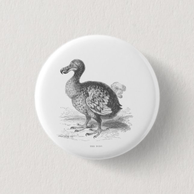 Dodo Bird Button (Vorderseite)