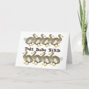 Dodo Bird Greeting Card Karte