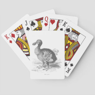 Dodo Bird-Illustration Spielkarten