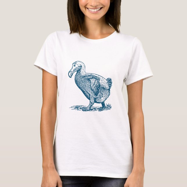 Dodo Bird - Ocean Blue T-Shirt (Vorderseite)