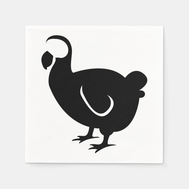 Dodo Bird Serviette (Vorderseite)