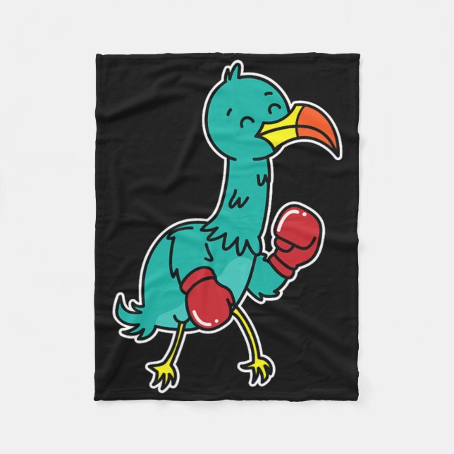 Dodo Boxing Fleecedecke (Vorderseite)