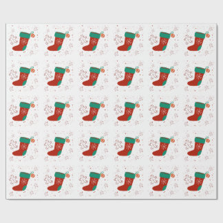 Dodo Craft Studio Süße Weihnachtsstrumpf Feiertage Geschenkpapier