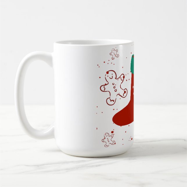 Dodo Craft Studio Süße Weihnachtsstrumpf Feiertage Kaffeetasse (Links)