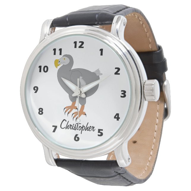 Dodo Design Personalisiert Armbanduhr (Schrägansicht)