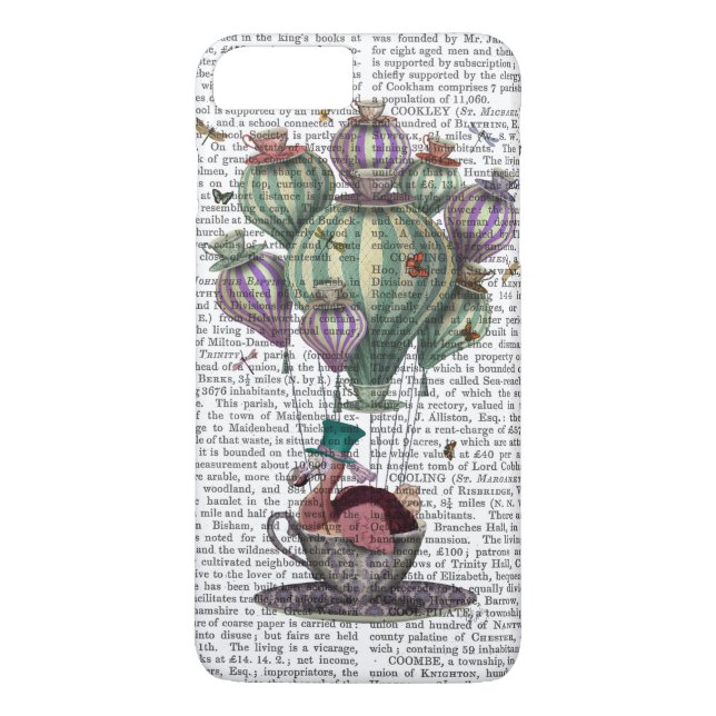 Dodo in Teacup mit Libellen Case-Mate iPhone Hülle (Rückseite)