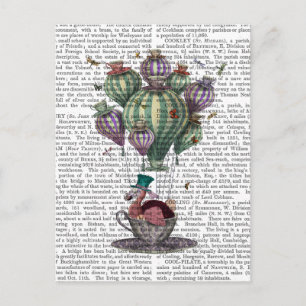 Dodo in Teacup mit Libellen Postkarte