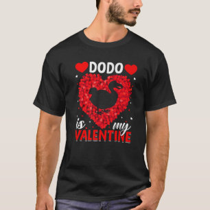 Dodo ist meine Valentine Liebe Herz Dodo Bird Vale T-Shirt
