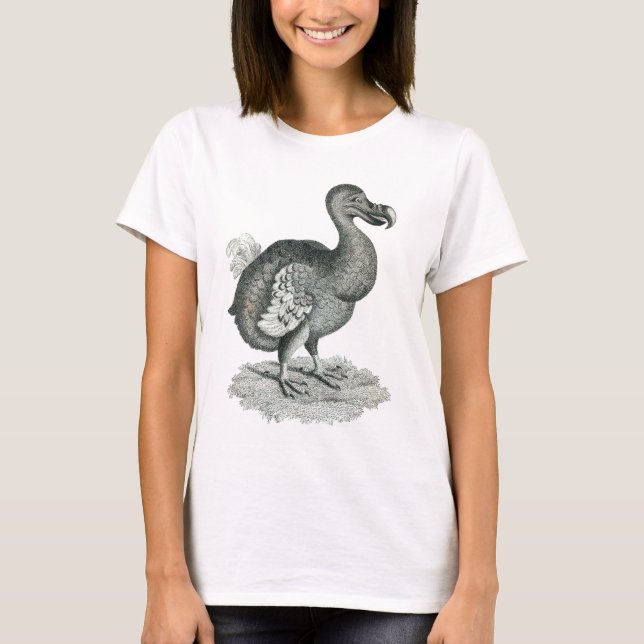 Dodo-Lithographie T-Shirt (Vorderseite)