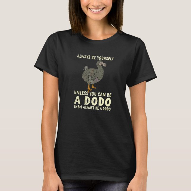 Dodo prähistorischer Vogel T-Shirt (Vorderseite)