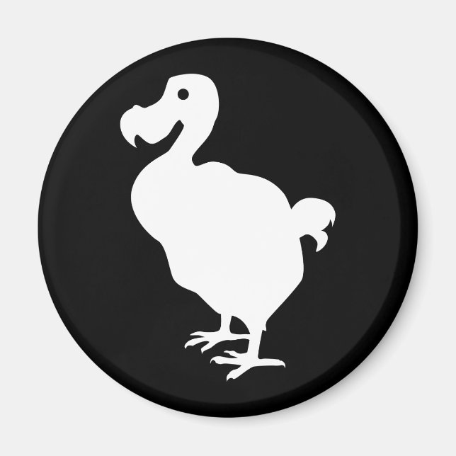 Dodo-Silhouette Magnet (Vorne)