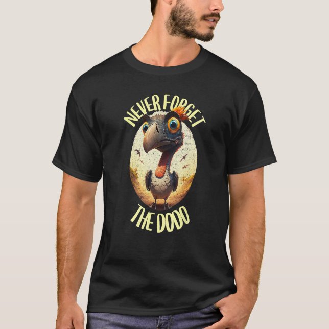 Dodo - Vergessen Sie niemals den Dodo - Dodo-Vogel T-Shirt (Vorderseite)