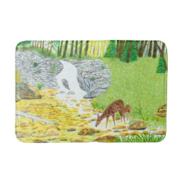 Doe and Fawn Badematte