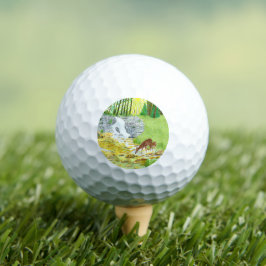 Doe and Fawn Golfball