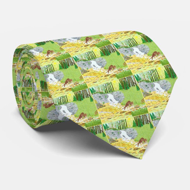 Doe and Fawn Krawatte (Gerollt)